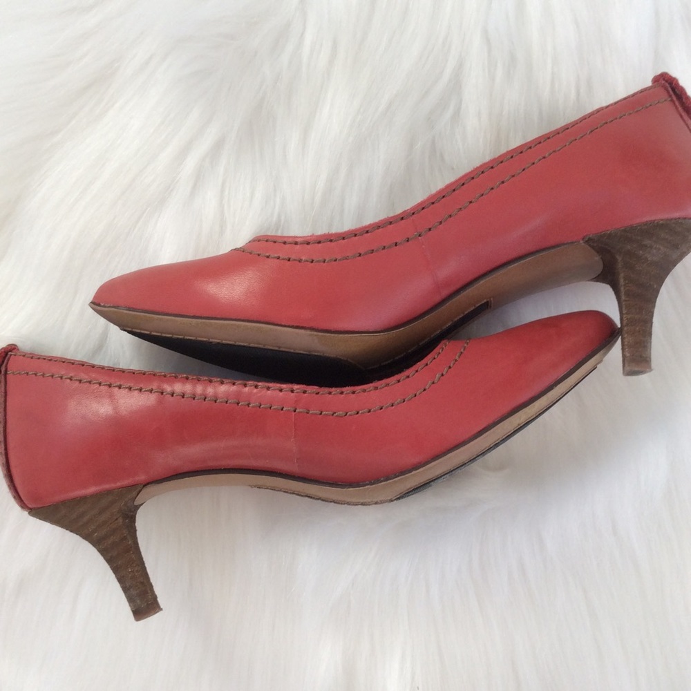 Calvin Klein Jeans Kaleigh Stitched Red Pu…